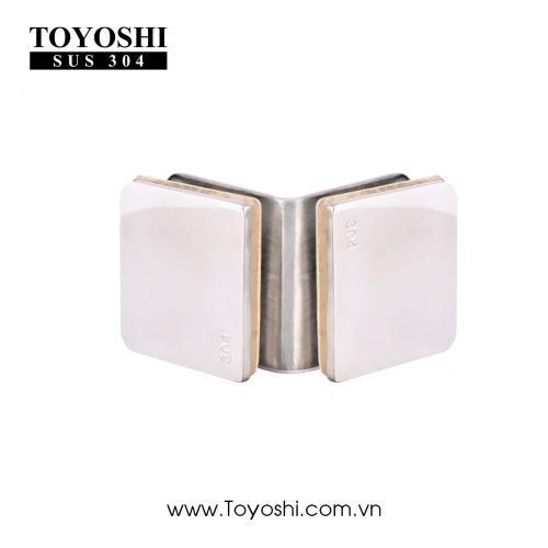 Kẹp cố định 90 độ đôi ( kính kính)